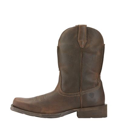 Ariat Western: Rambler Botas Western Hombre - Marrones Oscuro (RUHNK5064)